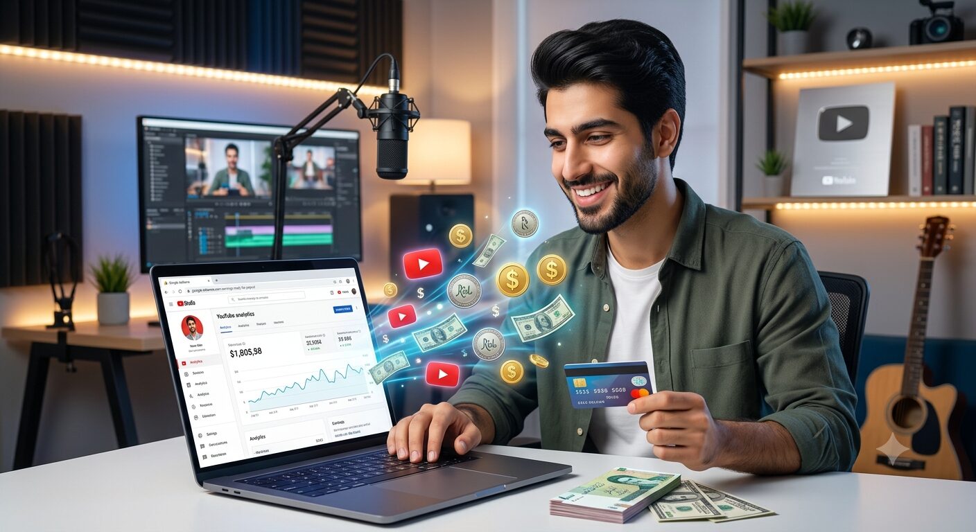 نقد کردن درآمد یوتیوب در ایران